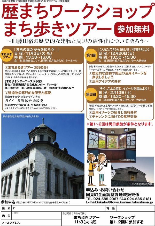 歴まちワークショップまち歩きツアー