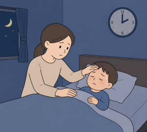 夜間